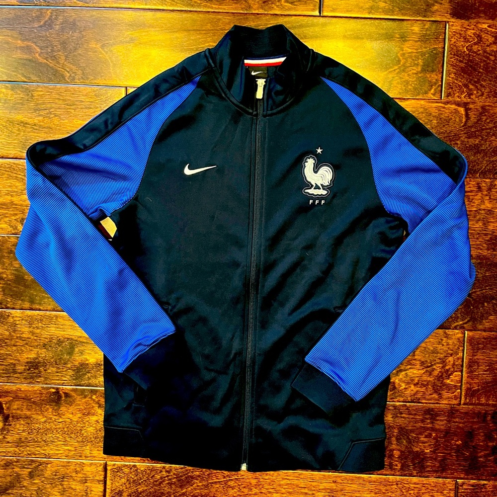 Nike soccer full zip-  French